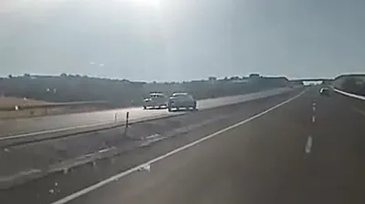 Elazığ'da trafikte tehlikeli anlar