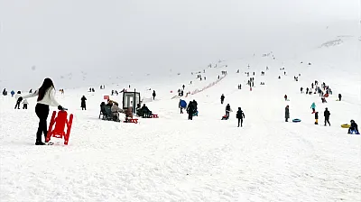 Hazarbaba'da yarıyıl tatili yoğunluğu yaşandı