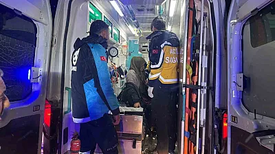 Hasta kadın için ekipler seferber oldu