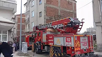 Elazığ'da ev yangını