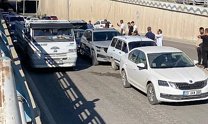 Elazığ'da 5 araç birbirine girdi