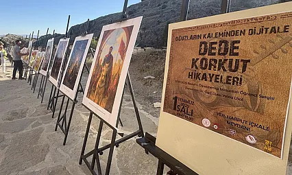 Harput Kalesi'nde Dede Korkut dijitalleşti
