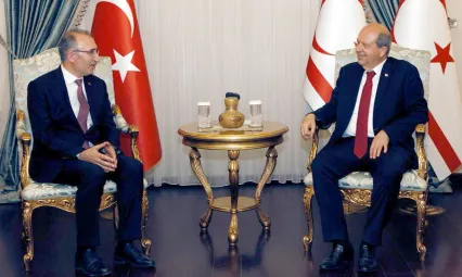 Rektör Göktaş'tan KKTC Cumhurbaşkanı Ersin Tatar'a ziyaret