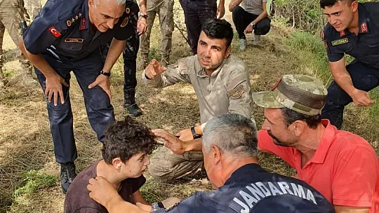 Kayıp genç, 40 saat sonra bulundu