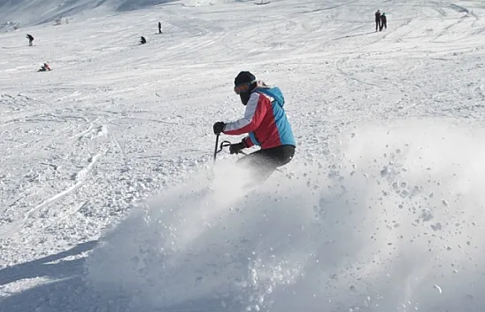 Hazarbaba'da kayak sezonu açıldı