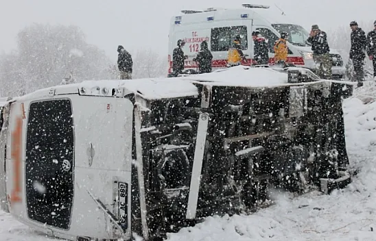 Elazığ'da zincirleme kaza! Kazaya ait fotoğraflar...