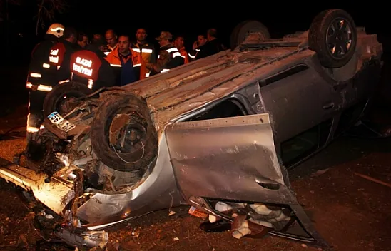 Kaza yerinden ilk fotoğraflar