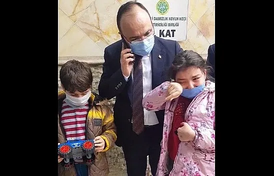 'Vali Amca' ile görüşen minik kızın mutluluk gözyaşları