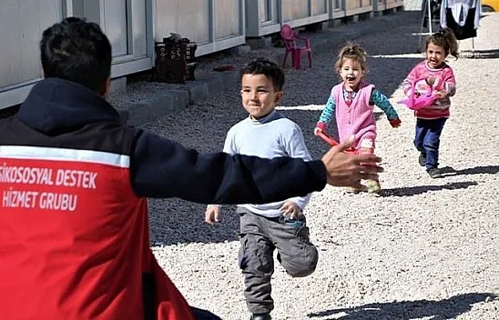 110 bin depremzedeye psikososyal destek