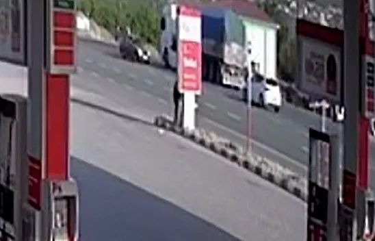 Malatya-Elazığ yolundaki feci kaza kamerada