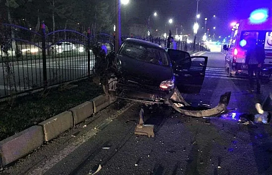 Malatya Caddesinde trafik kazası! 4 yaralı