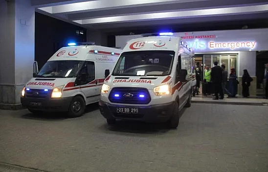 Elazığ'da silahla yaralama