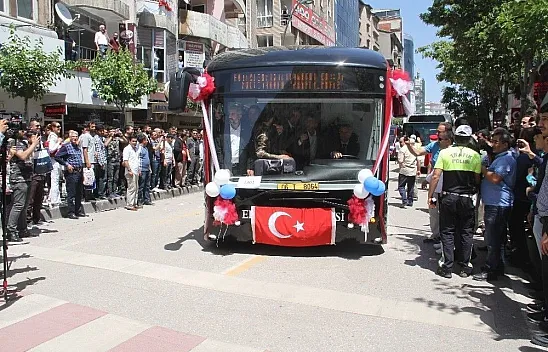 Dünyada ilk Elazığ'da kullanılan ELBÜS hizmete girdi