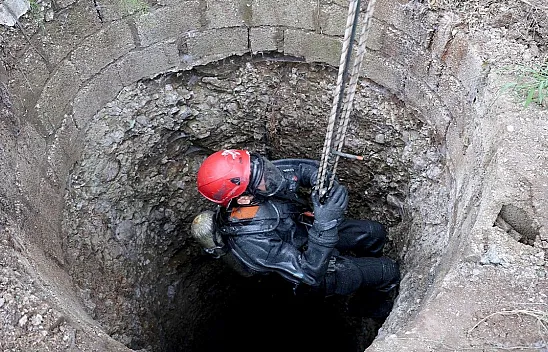 25 metre derinlikte delil aradılar