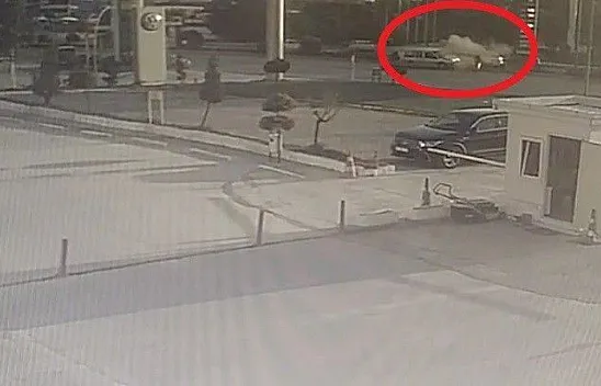 5 kişinin yaralandığı kaza güvenlik kamerasında