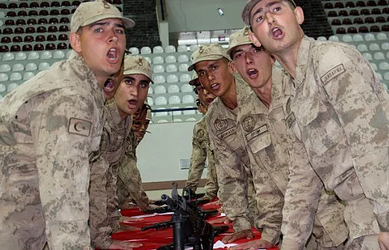 Acemi erler yemin etti