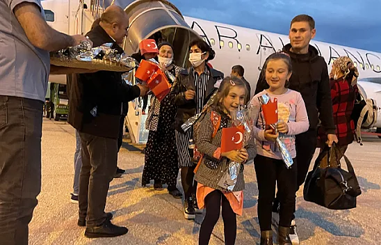 Ahıska Türklerinden oluşan 8. kafile Elazığ'a geldi