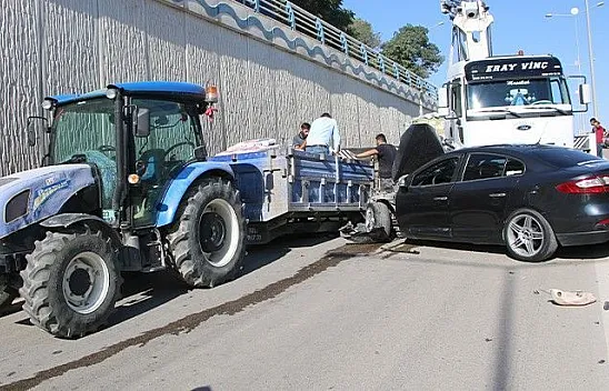 Alt geçitte feci kaza! Yaralılar var