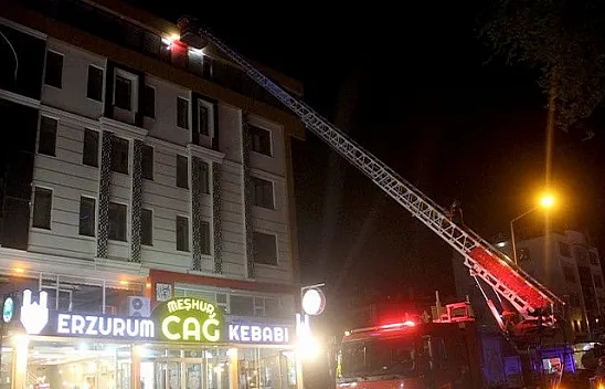 Baca yangını korkuttu