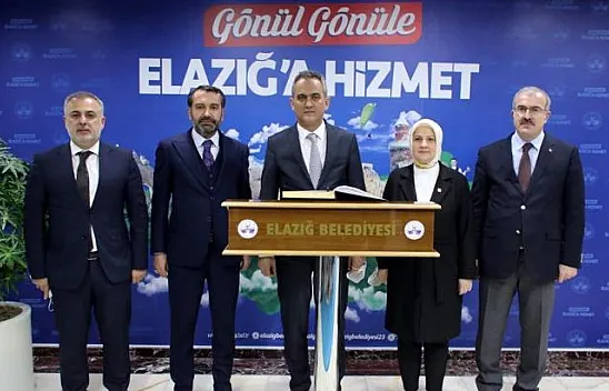Bakan Özer'in Elazığ temasları