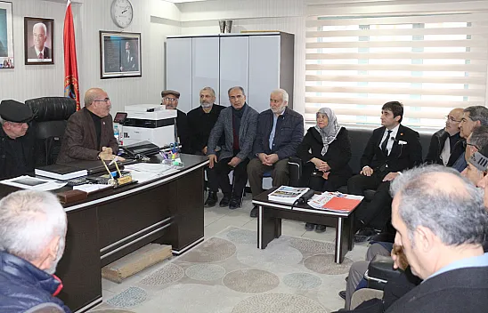 Başkan Adayı Abdullah Akın, emekliler derneklerini ziyaret etti