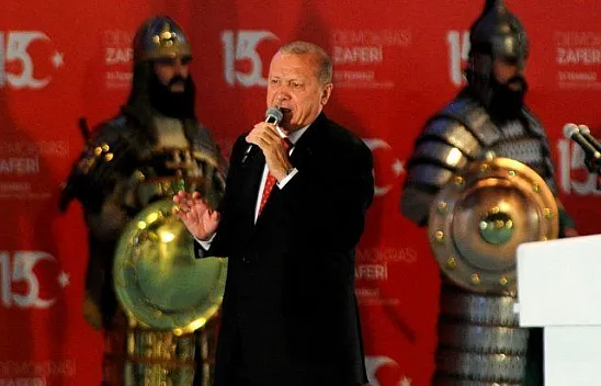 Cumhurbaşkanı Erdoğan Atatürk Havalimanı'nda konuştu