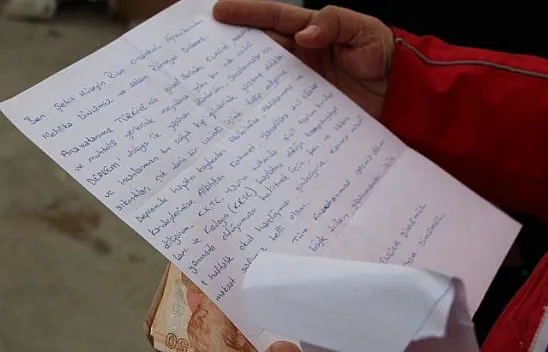 'Yavru Vatan'dan duygulandıran mektup