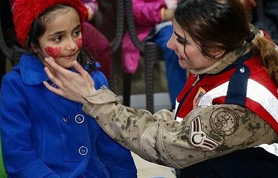 Depremzede çocuklar için etkinlik