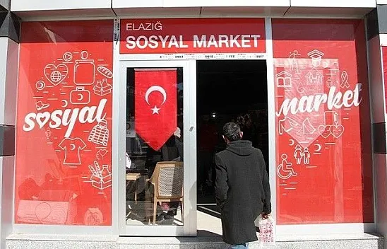 Depremzedeler için 'Sosyal Market'