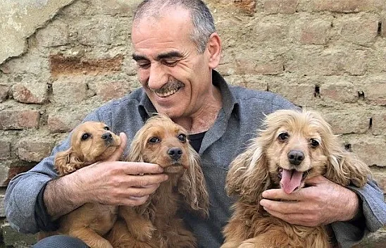 Depremzedenin köpek sevgisi, onlardan ayrılamıyor