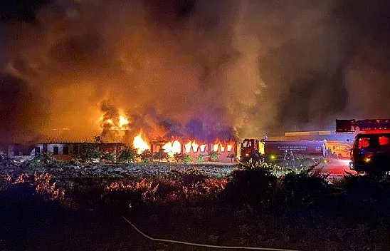 Elazığ'da büyük yangın!