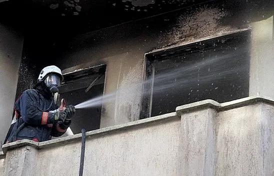 Elazığ'da ev yangını