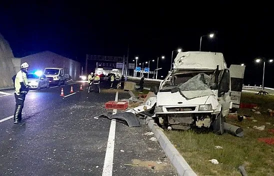 Elazığ'da feci kaza!