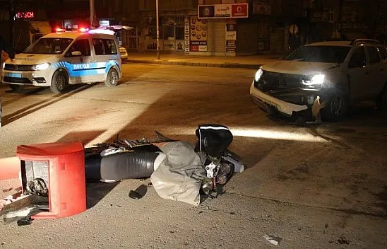 Elazığ'da iki araç kaza yaptı