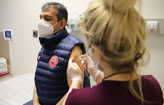 Elazığ'da ilk aşılama başladı