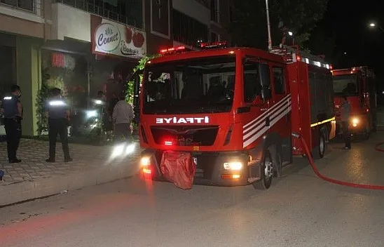 Elazığ'da iş yeri yangını