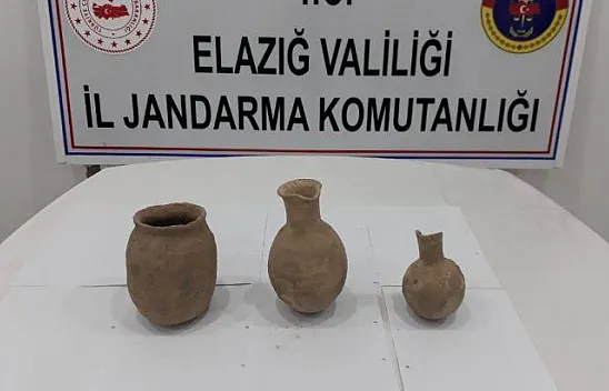 Elazığ'da tarihi eser ele geçirildi