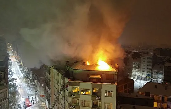 Elazığ'da korkutan yangın