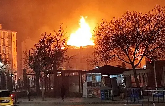 Elazığ'da korkutan yangın!