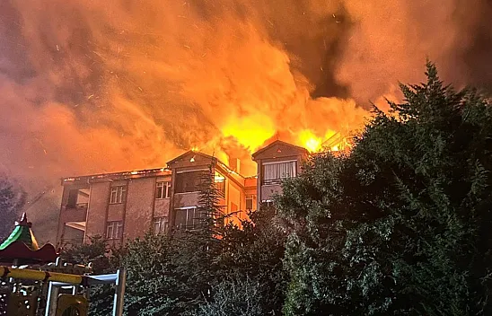 Elazığ'da korkutan yangın!