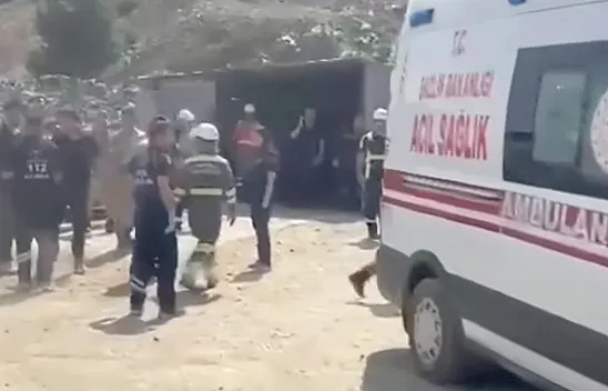 Elazığ'da maden ocağında göçük