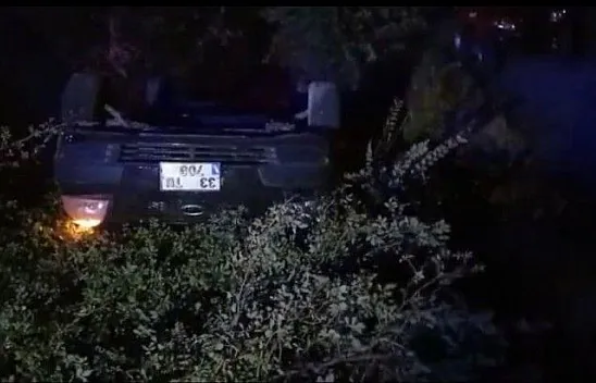 Elazığ'da otomobil şarampole yuvarlandı