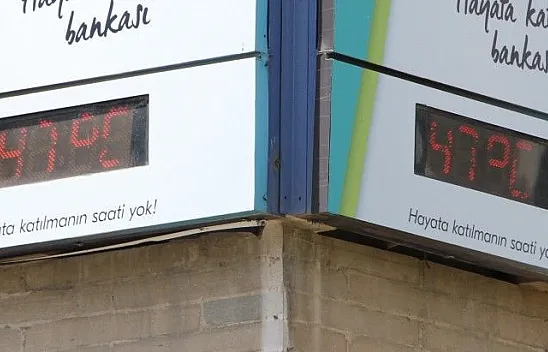 Elazığ'da termometreler 47 dereceyi gördü