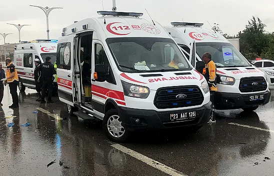 Elazığ'da trafik kazası! Yaralılar var...