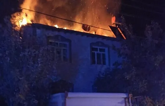 Elazığ'da yangın paniğe neden oldu