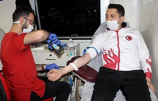 Elazığ'dan Kızılaya kan bağışı desteği