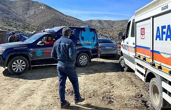 Elazığ Palu'da maden ocağında göçük!
