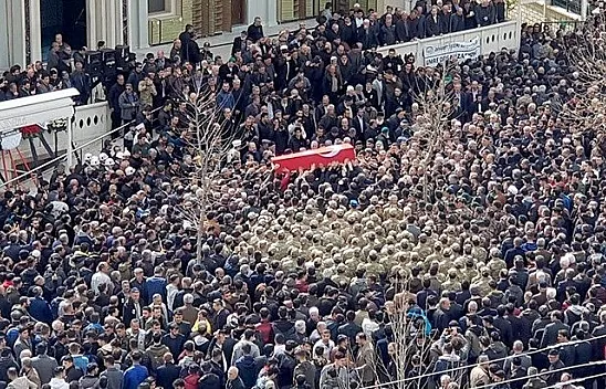 Elazığ şehidini son yolculuğuna binler uğurladı
