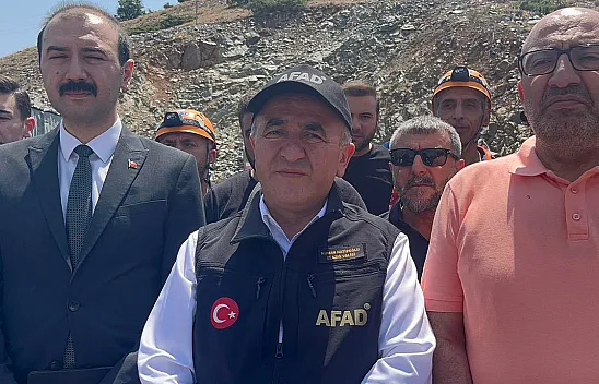 Elazığ Valisi Hatipoğlu, göçük bölgesinde açıklama yaptı