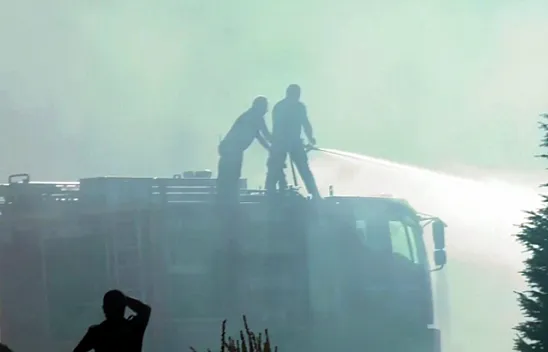 Elazığ'da korkutan yangın